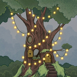 Дом в дереве