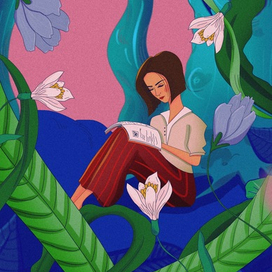 Девушка с книгой 