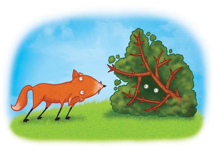 аяц, Лис и Обидчивый Куст 03