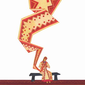 Вышивальщица