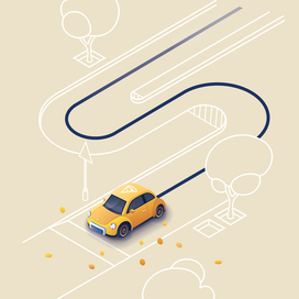 Пицца в пути