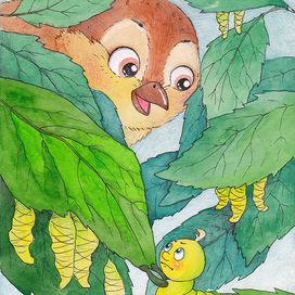 Разноцветные приключения. Воробей!