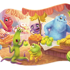 Монстрики на рынке