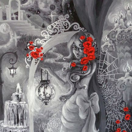 Среди красных маков