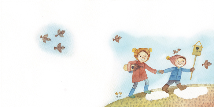 Книжка-картинка Весна (на Севере, Времена года)