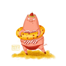 Летняя хрюша