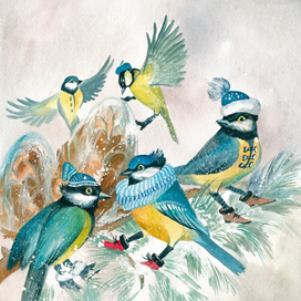 Синички «Лесная столовая»