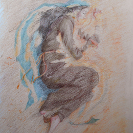 заснувшая в песках