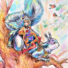 В лесу зимой