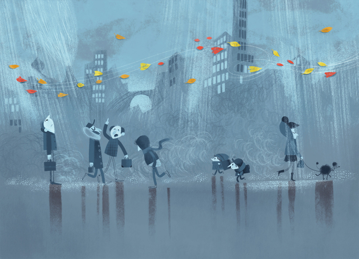 Серая осень