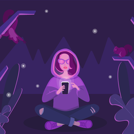 вечно в телефоне