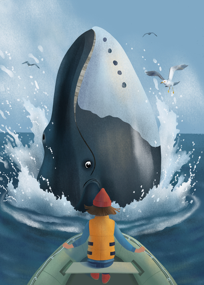 Иллюстрация "Гренландский кит"