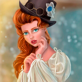 Портрет по фото (стимпанк)