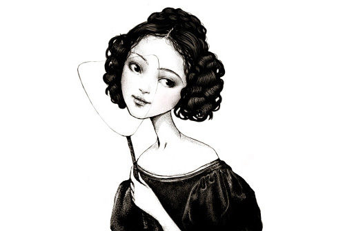 Прозрачная маска для маскарада