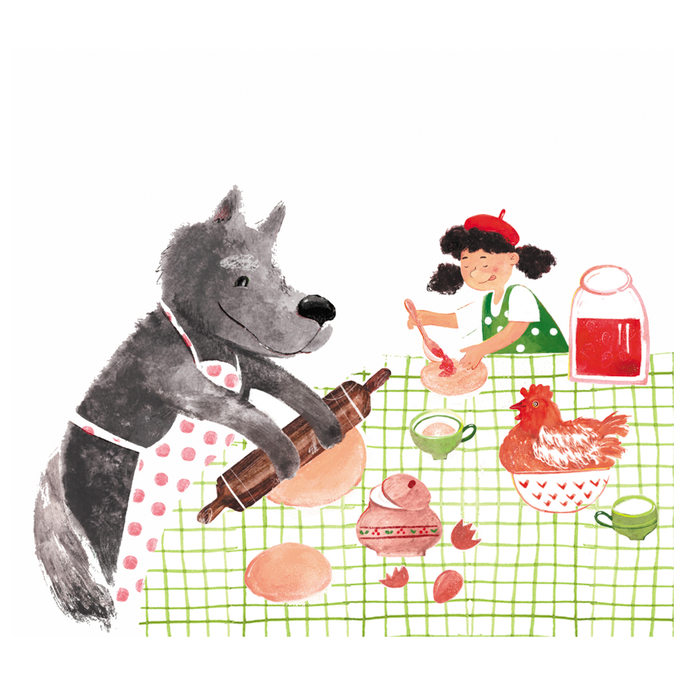 полуполосная Волк и Шапочка