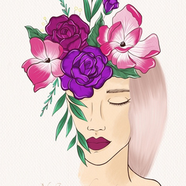 Весенняя девушка