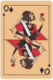 для юбилейного выпуска «КОЛОДЫ КАРТ-2» Дама пик - Queen of spades