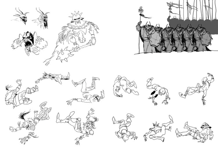 модели для анимации. Позинг. "Урал Батыр"