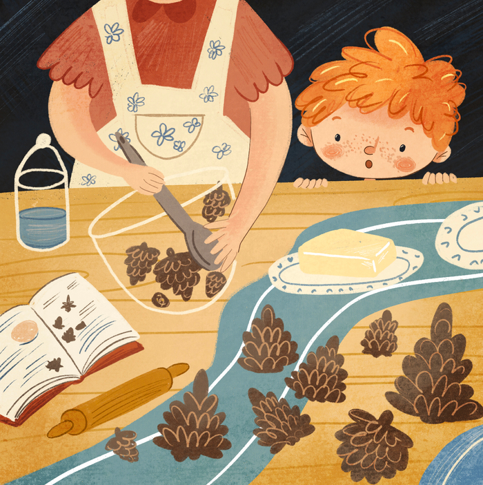 Иллюстрация к детским стихам 