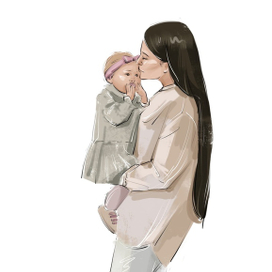 Мама и дочка