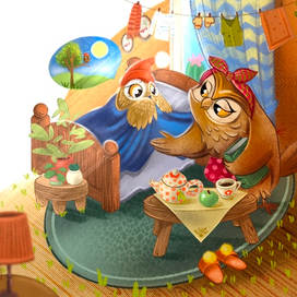 Иллюстрации к стихам Инны Невской "Пушистые почемучки"