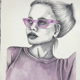 Девушка в розовом