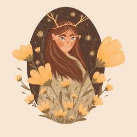 Лесной дух и медовые цветы