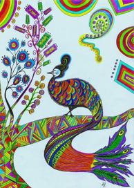 Графическая абстракция Карачевцевой Юли