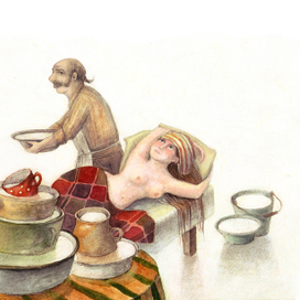 Приход и жена. к сказке "Лист работы Мелкина" Дж.Р.Р.Толкина