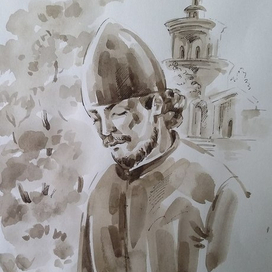 Иллюстрация  кроману Ф.М.Достоевского "Братья Карамазовы"