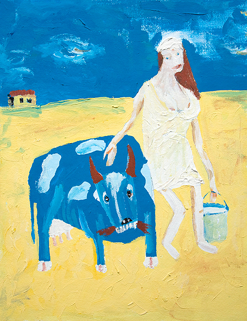 синий запах коровы