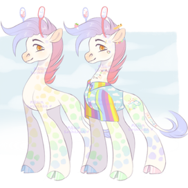 Pastel Giraffe
