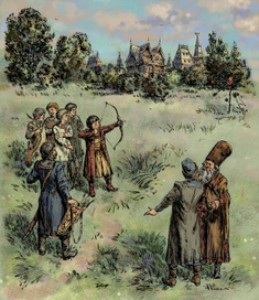 шапка на палке