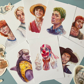 открытки Ван Пис 