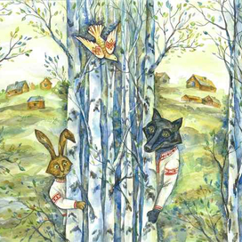 Форзац к сборнику белорусских сказок