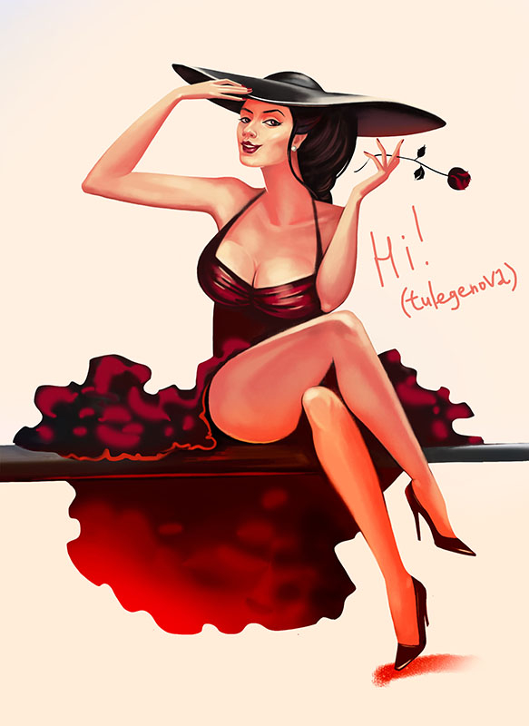 пин-ап тетечка)