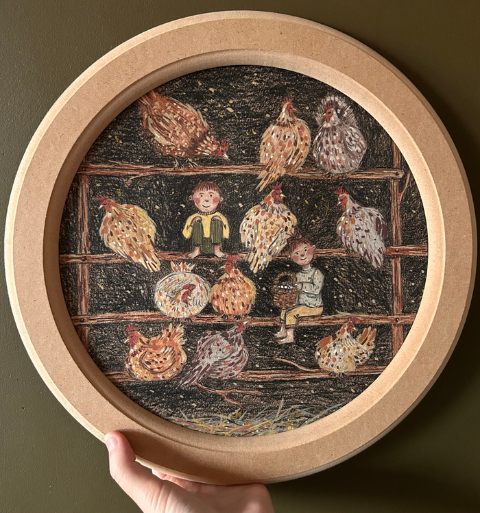 В курятнике