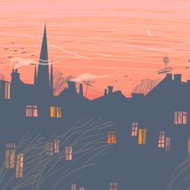 Вечер в моем городе