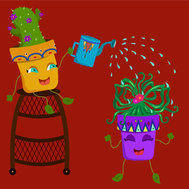 Веселые горшочки