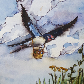 иллюстрация к дюймовочке