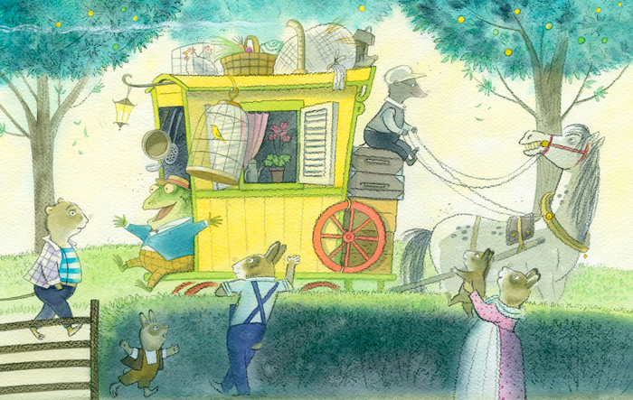 Кеннет Грэм "Ветер в ивах" иллюстрация