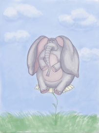 Грустный слон