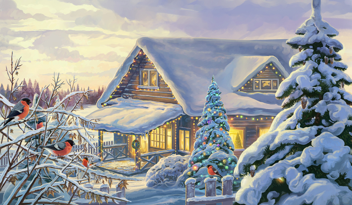 Новогодняя открытка