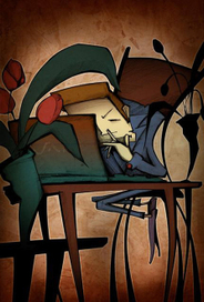 Ноутбук и человек