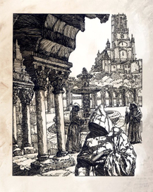 встреча у фонтана