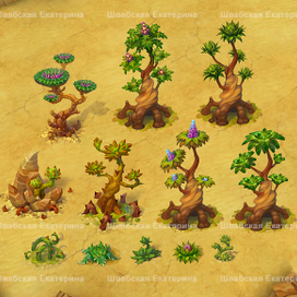 концепты деревьев для игры