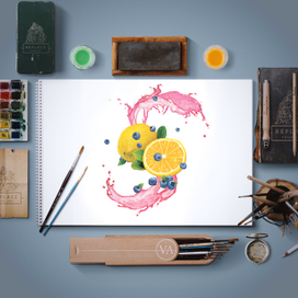 Иллюстрация для сока