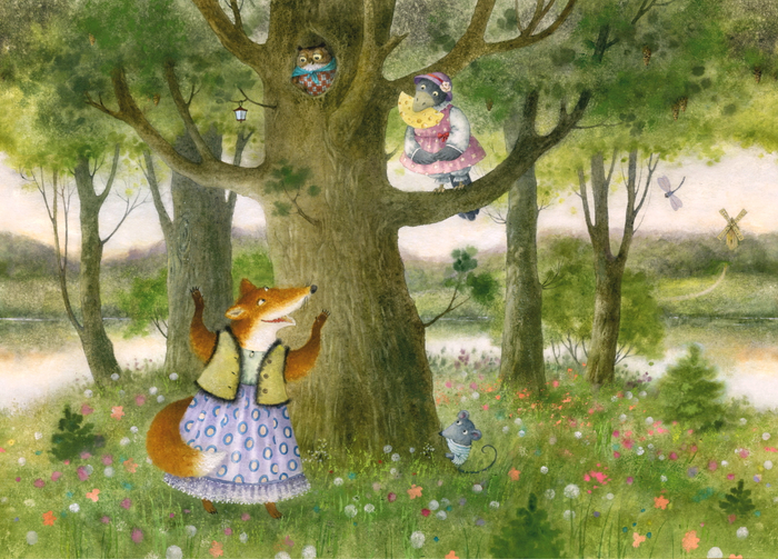 Ворона и лисица.