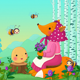 Колобок и лиса