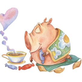 Дома в морозы особенно прекрасно